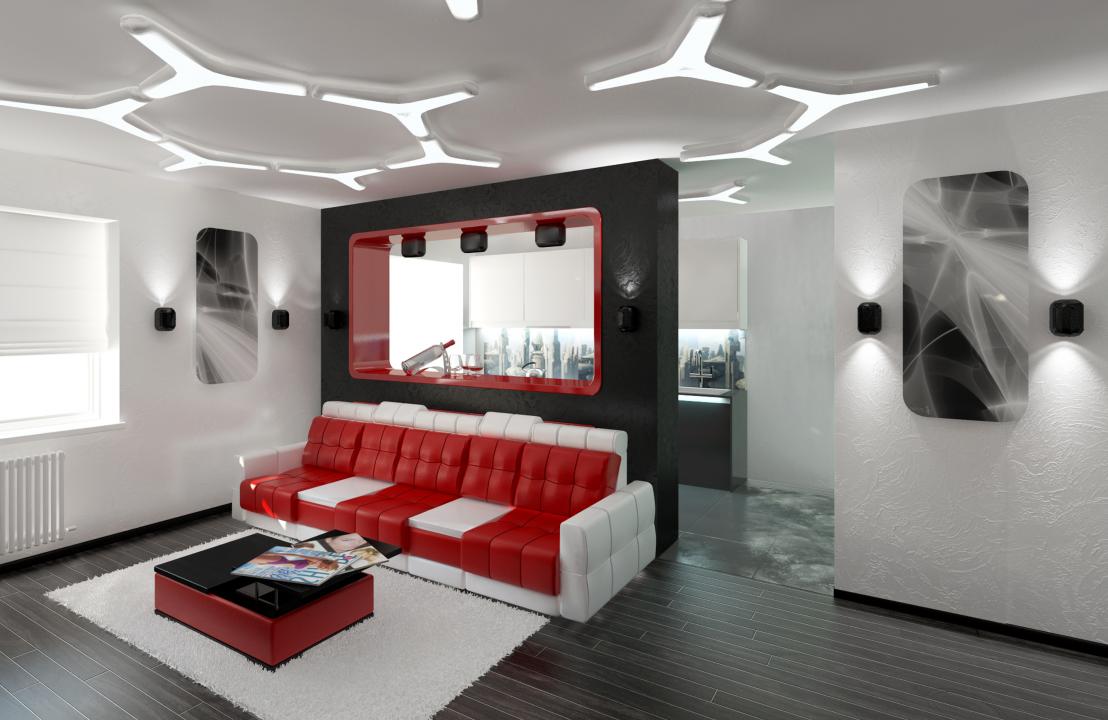 Стиль хай-тек в интерьере - фото дизайна квартиры в стиле Hi-Tech | Блог Sanmarco-Vernici